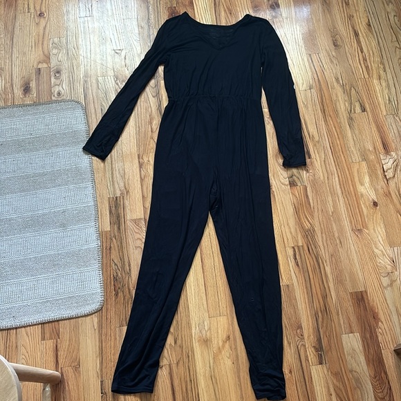 Halloween Skeleton Jumpsuit Tall Full Length Costume Sexy Fitted Large Medium 12 - Picture 4 of 6